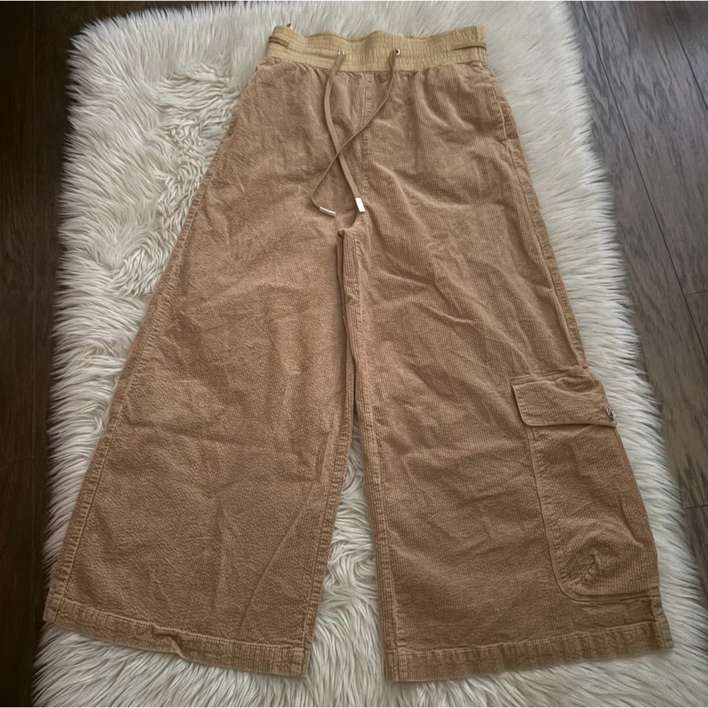 United Colors of Benetton Corduroy Cargo Wide Leg Pants